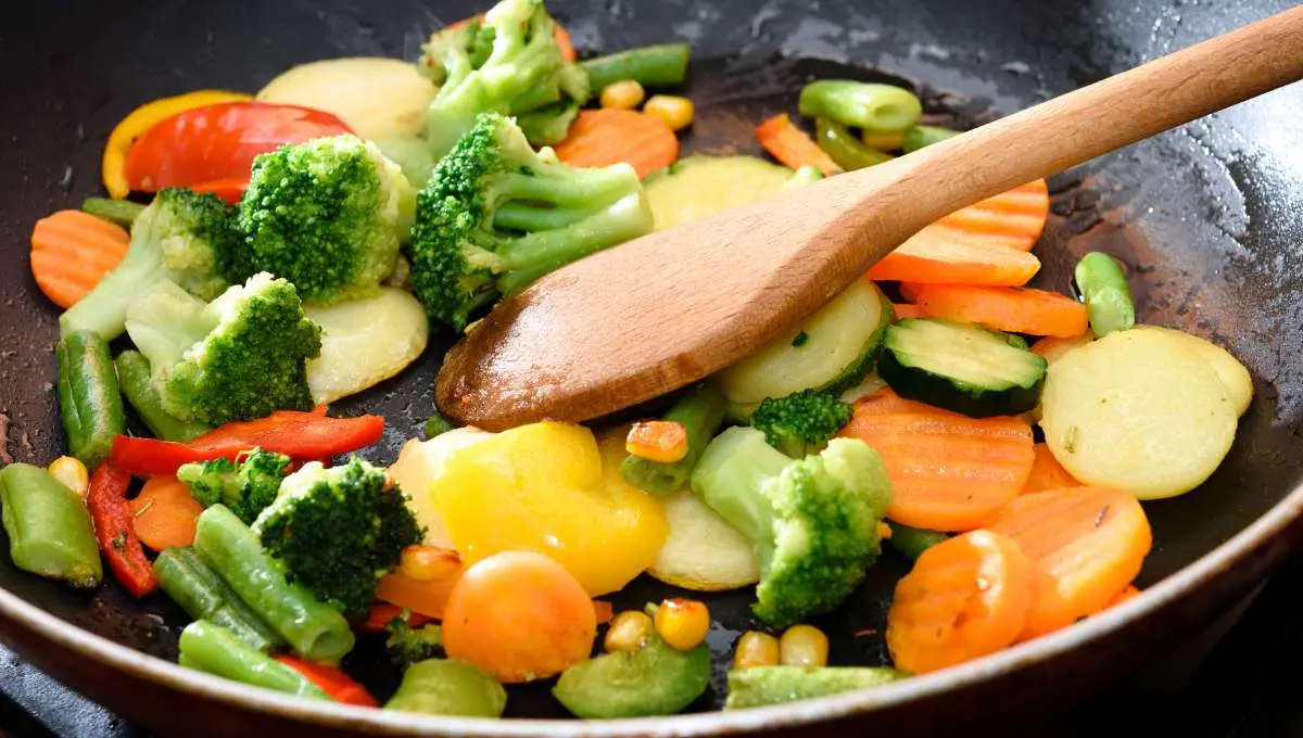 Stir-Frying Veggies