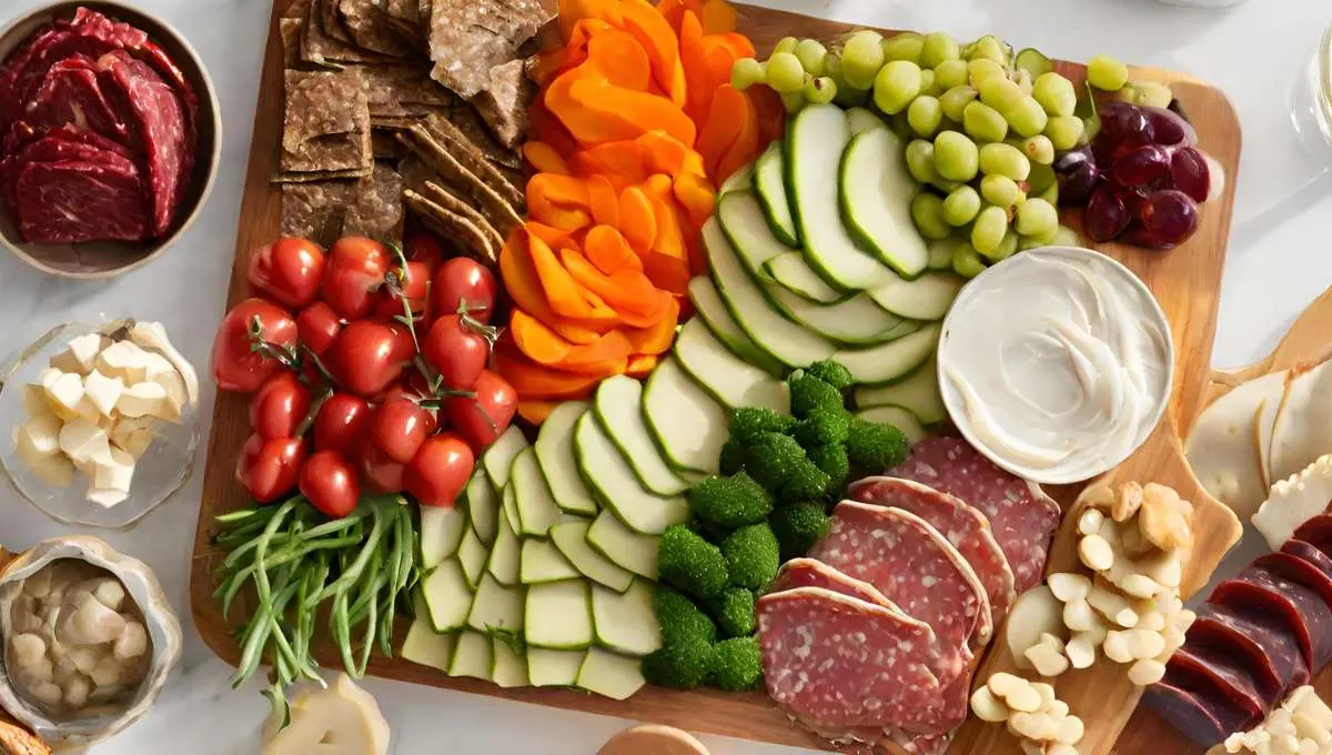 a fantastic vegetable charcuterie board