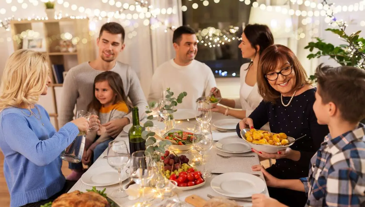 A family dinner gathering 