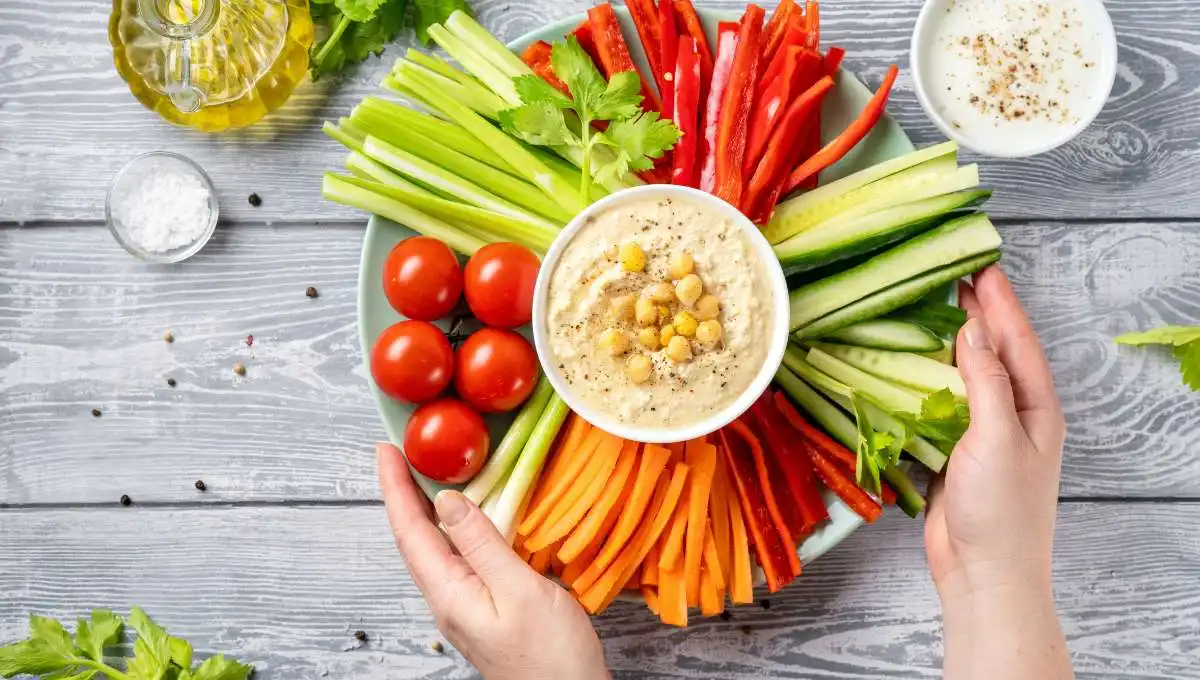 delicious vegetable plate