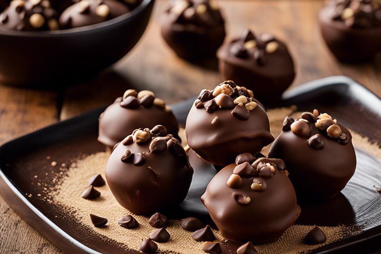 Cookie Dough Truffles with Chocolate Chips