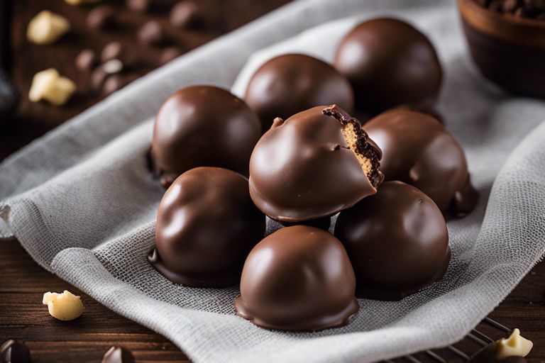 Cookie Dough Truffles with Chocolate Chips