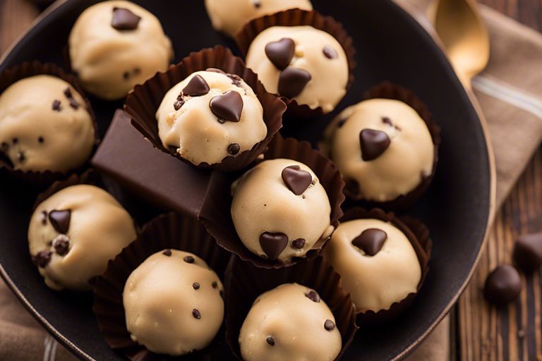 Cookie Dough Truffles with Chocolate Chips