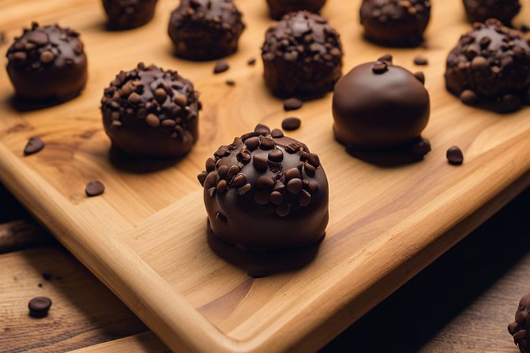 Cookie Dough Truffles with Chocolate Chips