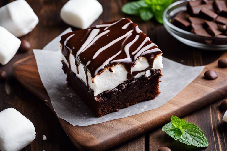 Easy Marshmallow Brownies