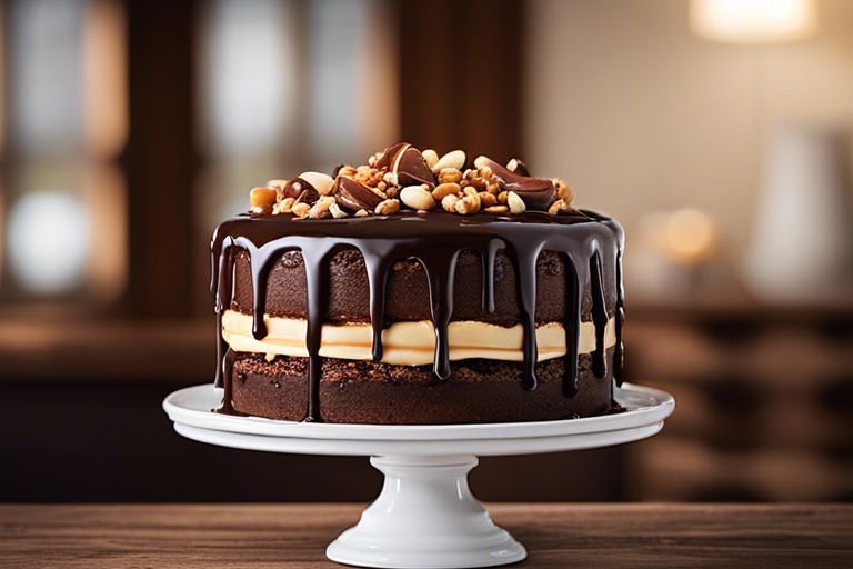 Easy Snickers Cake