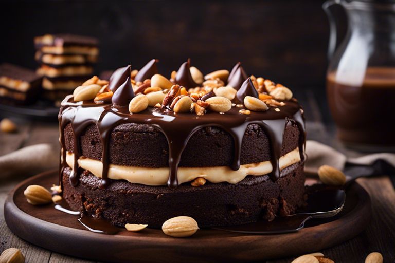 Easy Snickers Cake