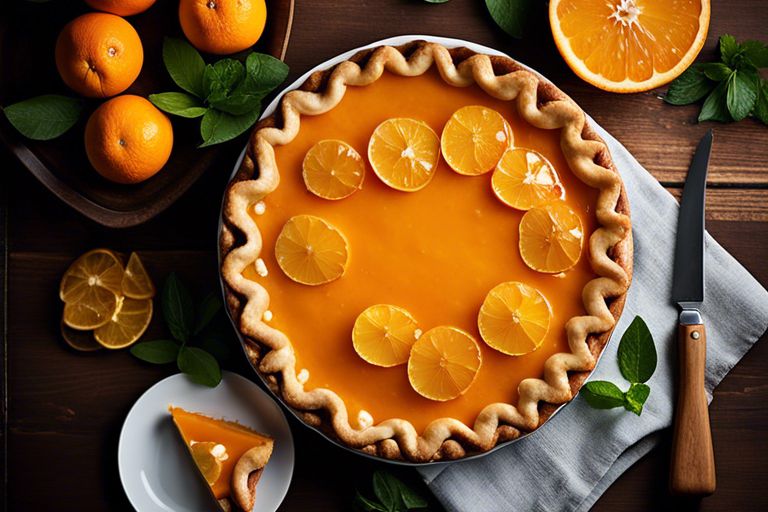 Mandarin Orange Pie