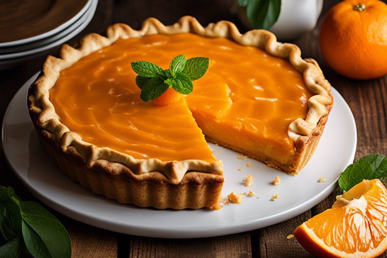 Mandarin Orange Pie