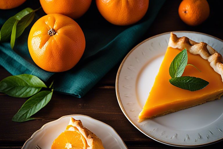 Mandarin Orange Pie