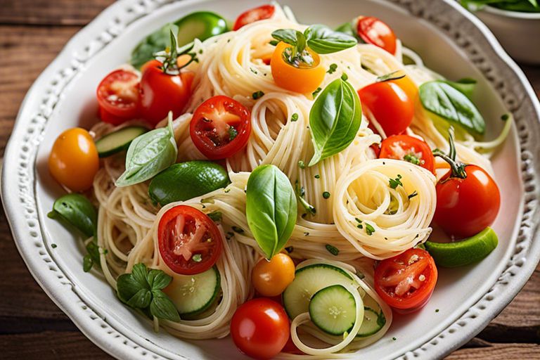 Mom’s Famous Angel Hair Pasta Salad