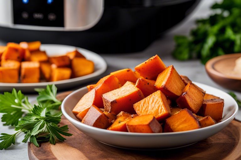 Sweet Potato Cubes in the Air Fryer