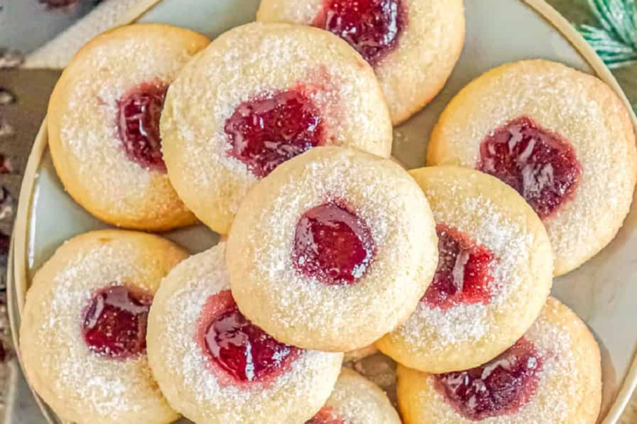 Raspberry Thumbprint Cookies Recipe