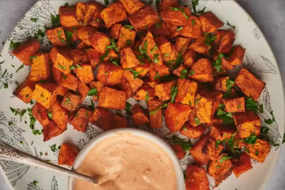 Sweet Potato Cubes in the Air Fryer Recipe