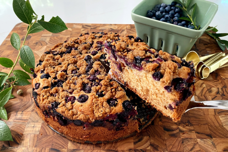 Farmhouse Blueberry Coffee Cake Recipe