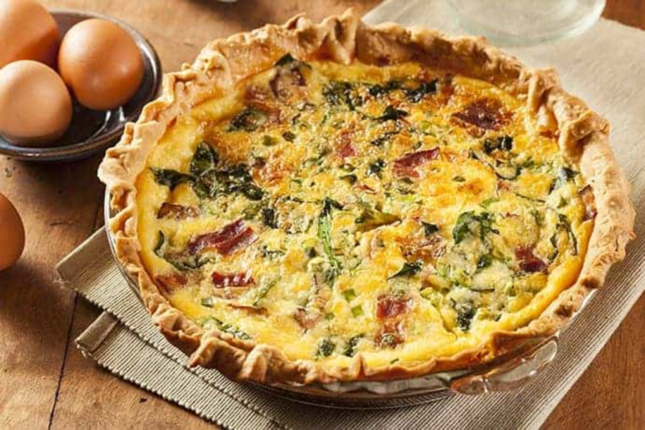 Spinach Bacon Quiche Recipe