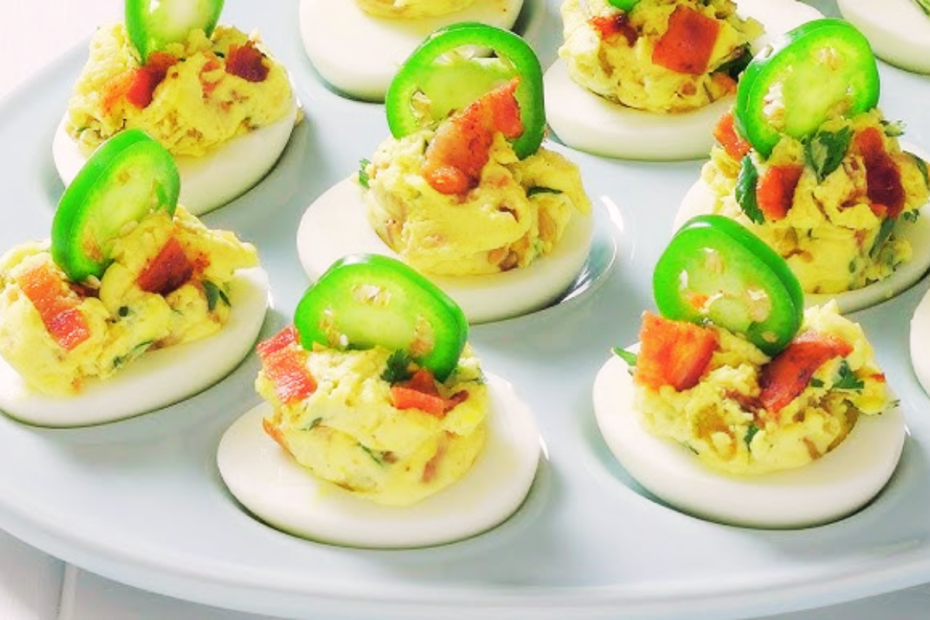 Bacon Jalapeño Deviled Eggs Recipe