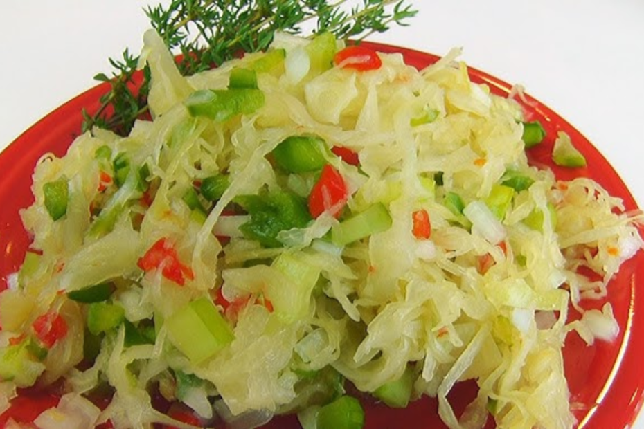 Classic Sauerkraut Salad Recipe