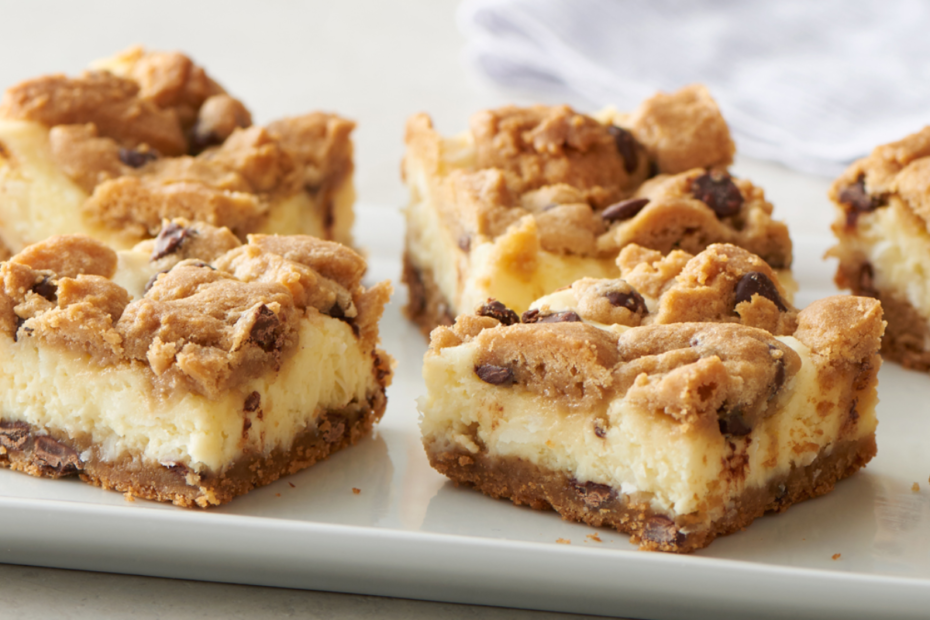 Easy Chocolate Chip Cheesecake Bars Recipe