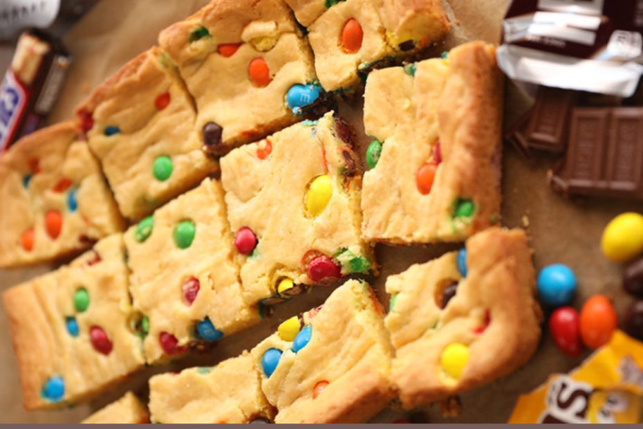 4 Ingredient Cake Mix Cookie Bars Recipe