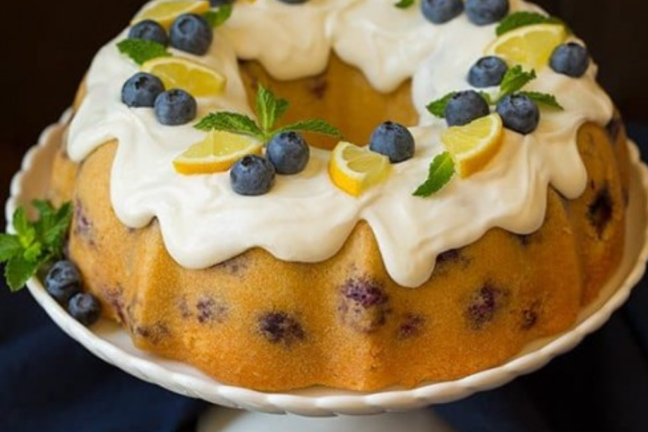 Lemon Blueberry Bundt Cake Recipe