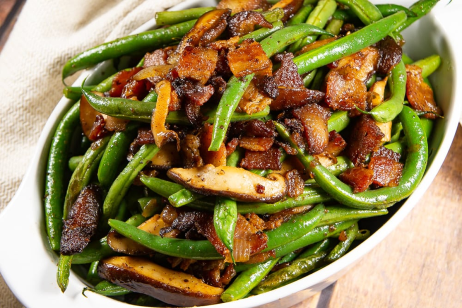 Bacon-Onion Green Beans Recipe